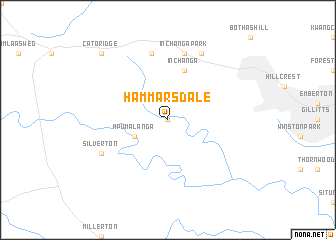 map of Hammarsdale