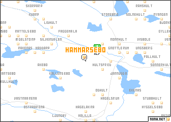 map of Hammarsebo