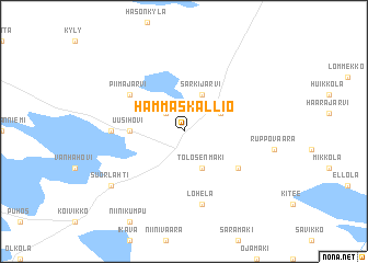 map of Hammaskallio