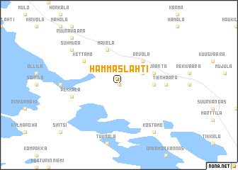 map of Hammaslahti