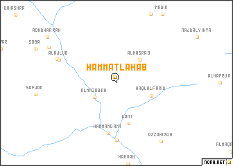 map of Ḩammat Lahab