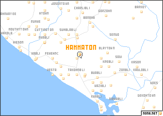 map of Hammaton