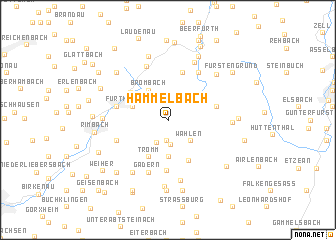 map of Hammelbach