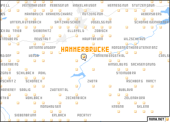 map of Hammerbrücke