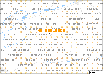 map of Hammerlbach