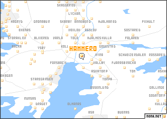map of Hammerö
