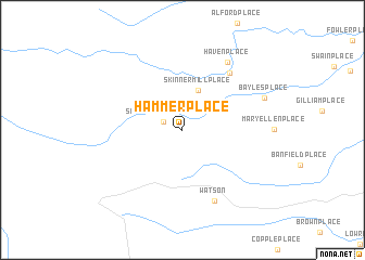 map of Hammer Place