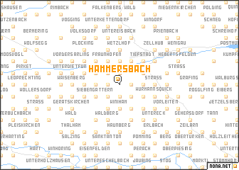 map of Hammersbach