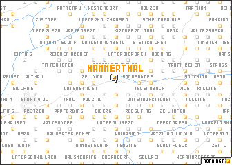 map of Hammerthal