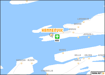 map of Hammervik