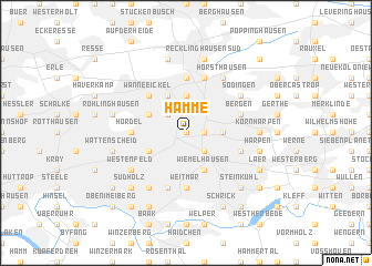 map of Hamme