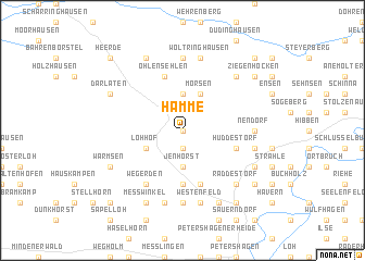 map of Hamme