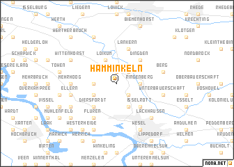 map of Hamminkeln