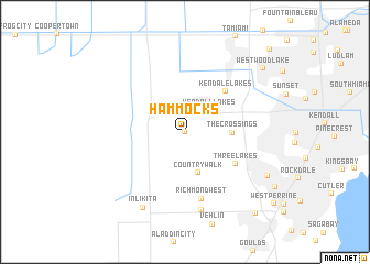 map of Hammocks