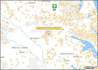 map of Hammond Park