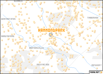 map of Hammond Park