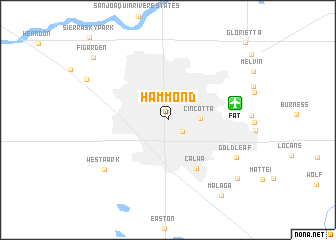 map of Hammond