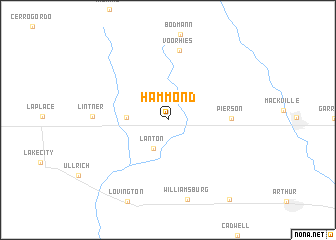 map of Hammond