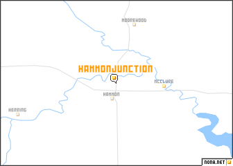 map of Hammon Junction