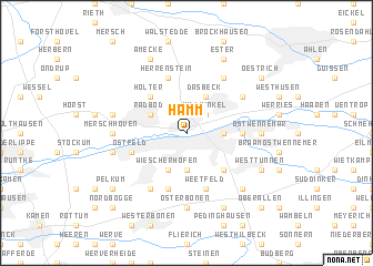 map of Hamm