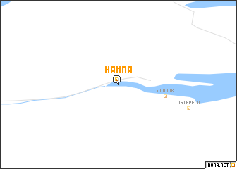 map of Hamna