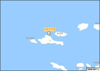 map of Hamna