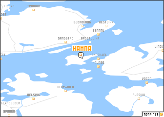 map of Hamna