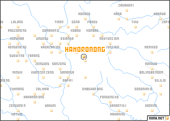 map of Hamoronong