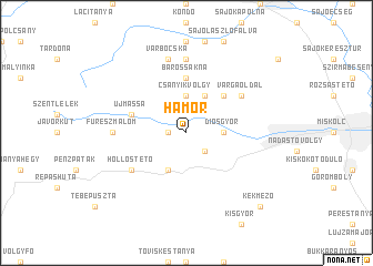 map of Hámor