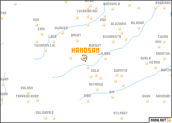 map of Hamoşam