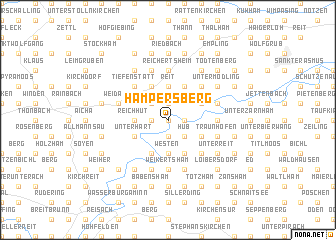 map of Hampersberg