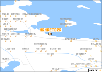 map of Hampetorp