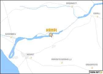 map of Hampi