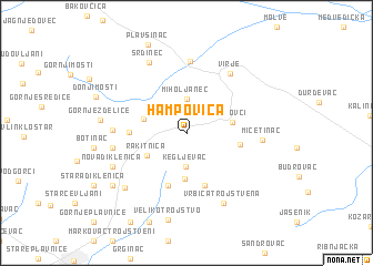 map of Hampovica