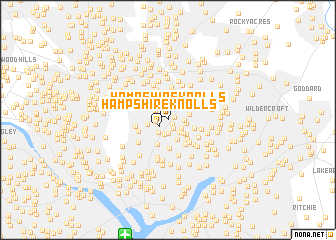 map of Hampshire Knolls