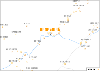 map of Hampshire