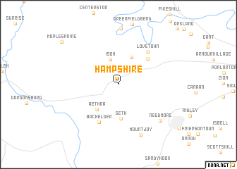 map of Hampshire