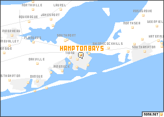 map of Hampton Bays