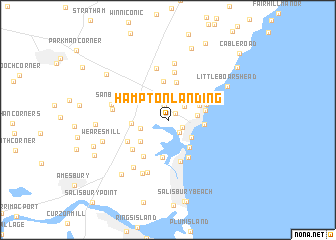 map of Hampton Landing