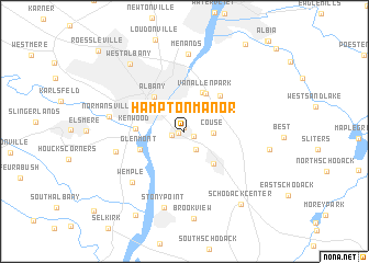 map of Hampton Manor