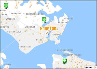 map of Hampton