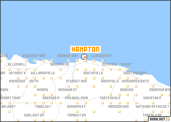 map of Hampton