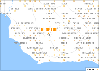 map of Hampton