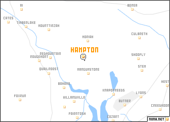 map of Hampton