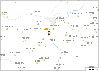 map of Hampton