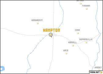 map of Hampton