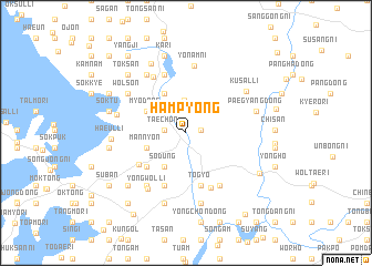 map of Hamp\