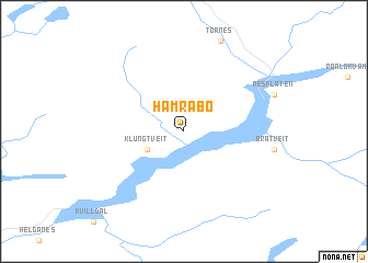 map of Hamrabø