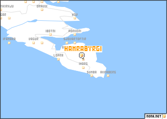 map of Hamrabyrgi