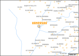 map of Ḩamrasah